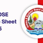 JKBOSE Date Sheet 2025