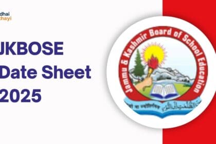 JKBOSE Date Sheet 2025