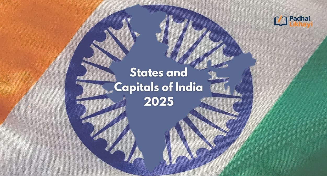 States and Capitals of India 2025