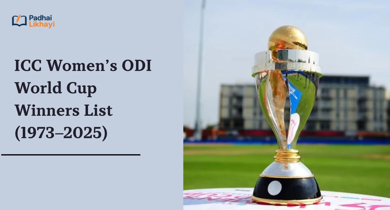 ICC Women’s ODI World Cup Winners List (1973–2025)
