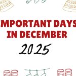 Important Days in December