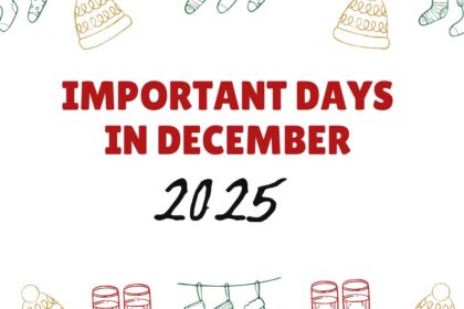 Important Days in December