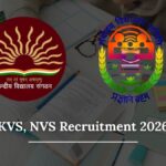 KVS, NVS Recruitment 2026