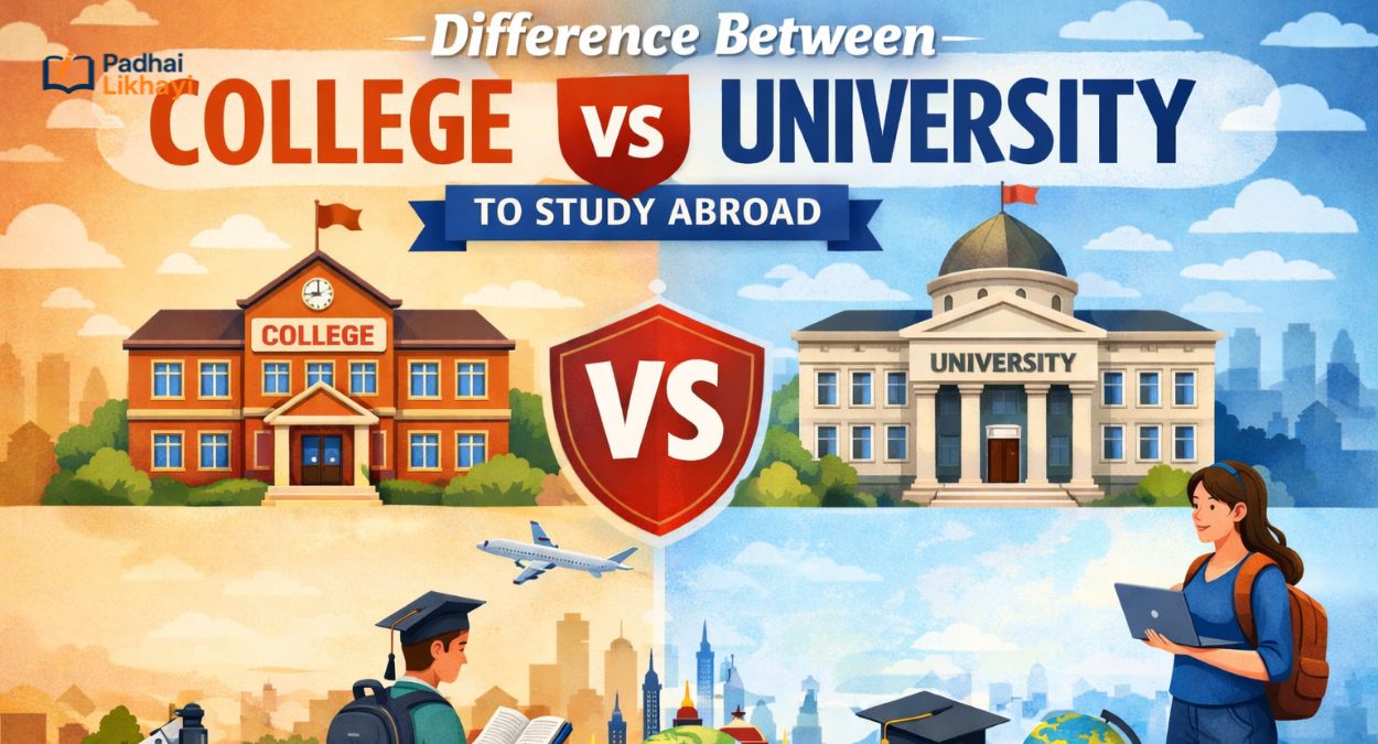 Difference Between College and University to Study Abroad
