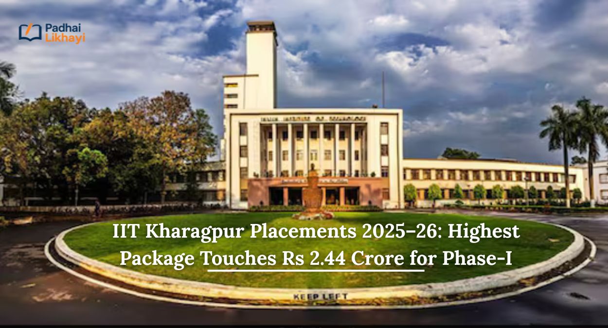 IIT Kharagpur Placements 2025–26: Highest Package Touches Rs 2.44 Crore for Phase-I