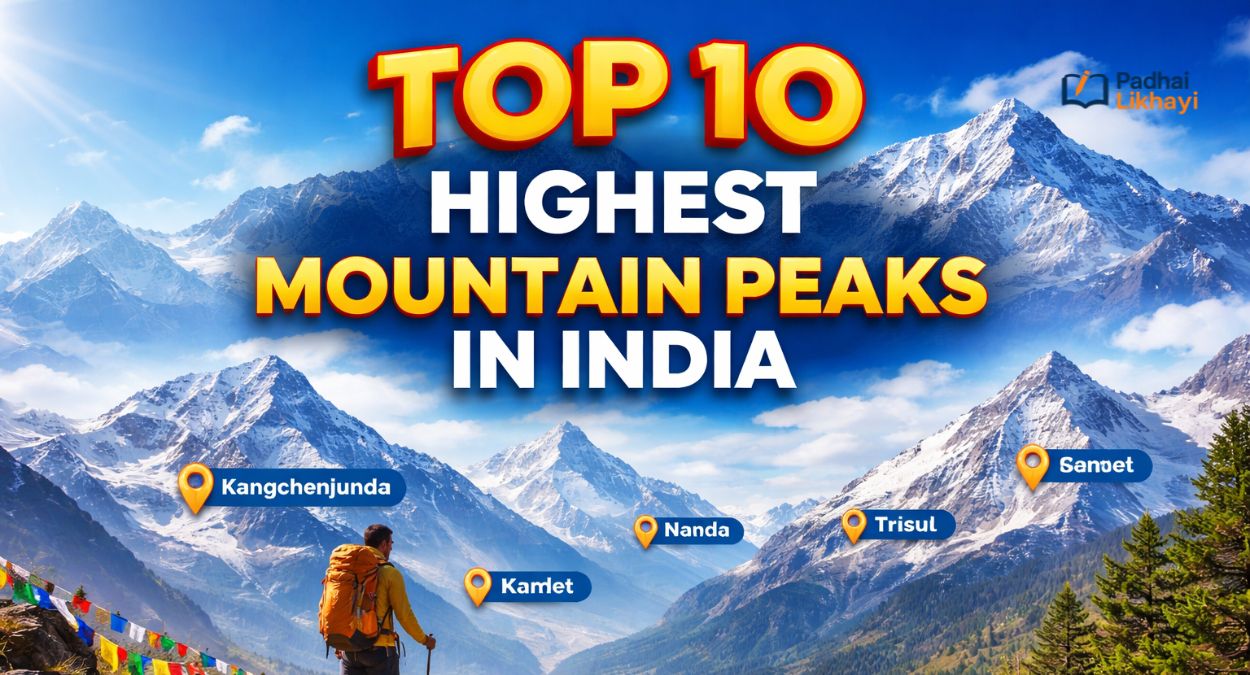 Top 10 Highest Mountain Peaks in India, Check List Here
