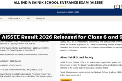 AISSEE Result 2026 Released for Class 6 and 9