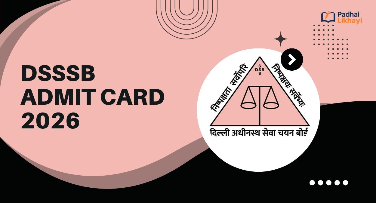 DSSSB Admit Card 2026