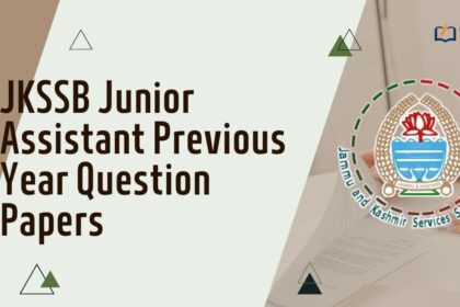 JKSSB Junior Assistant Previous Year Question Papers