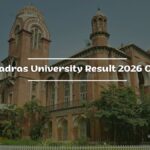 Madras University Result