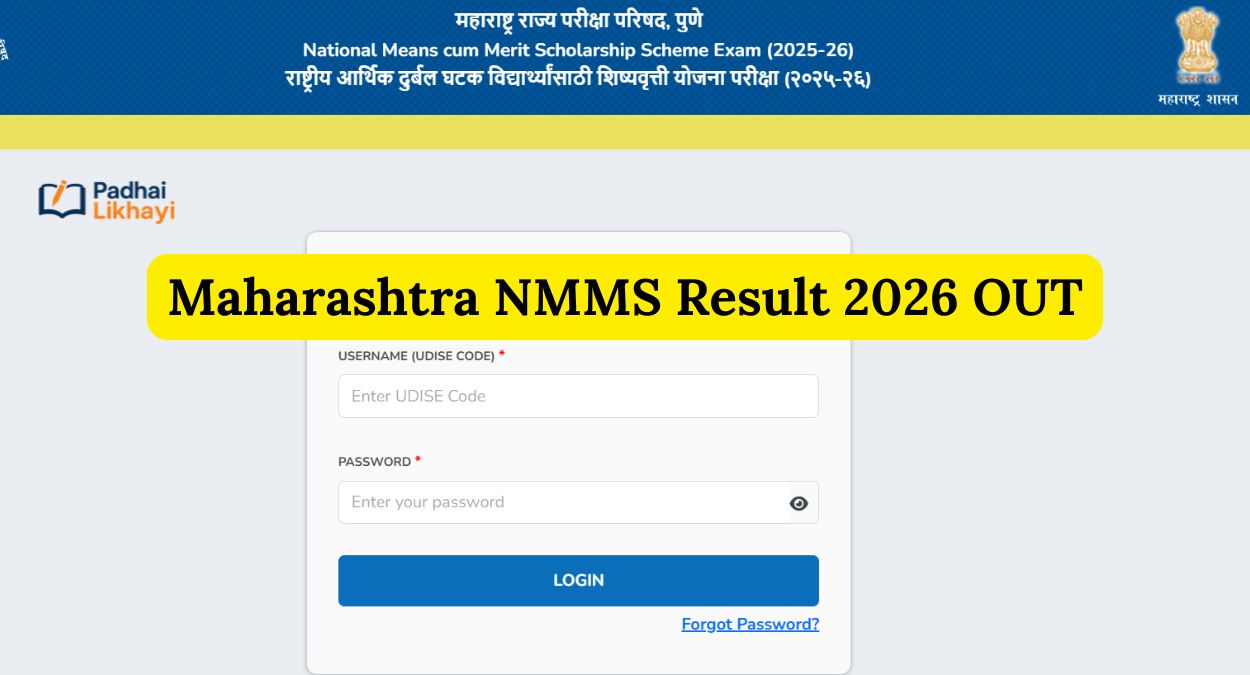 Maharashtra NMMS Result 2026