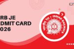RRB JE Admit Card 2026