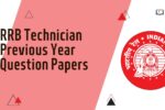 RRB Technician Previous Year Question Papers