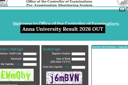 Anna University Result 2026