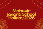 Mahavir Jayanti School Holiday 2026