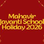 Mahavir Jayanti School Holiday 2026
