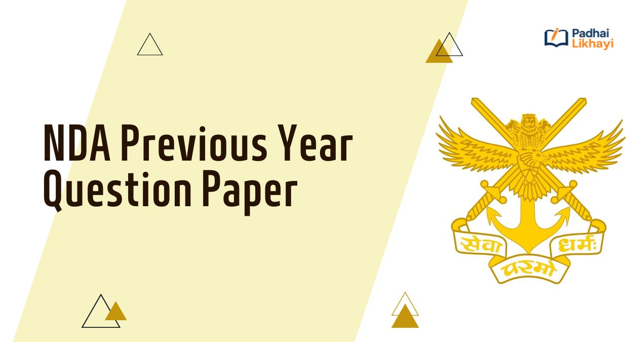 NDA Previous Year Question Paper