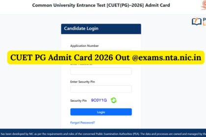 CUET PG Admit Card 2026 Out @exams.nta.nic.in, Download Hall Ticket