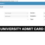 Purnea University Admit Card 2026 Out
