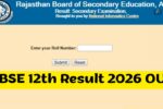 RBSE 12th Result 2026