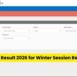 SGBAU Result 2026 Winter Session Released
