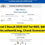 SOF Level 2 Result 2026 OUT for NSO, IMO, IEO at results.sofworld.org, Check Scorecard Link