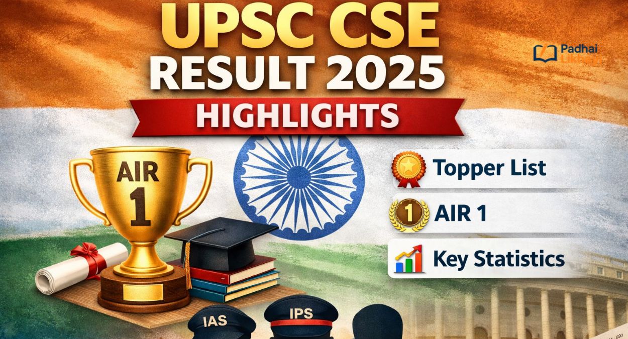 UPSC CSE Result 2025 Highlights