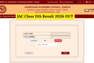 JAC Class 11th Result 2026