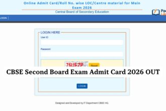 CBSE Second Board Exam Admit Card 2026