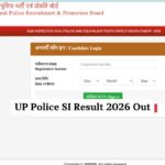 UP Police SI Result 2026